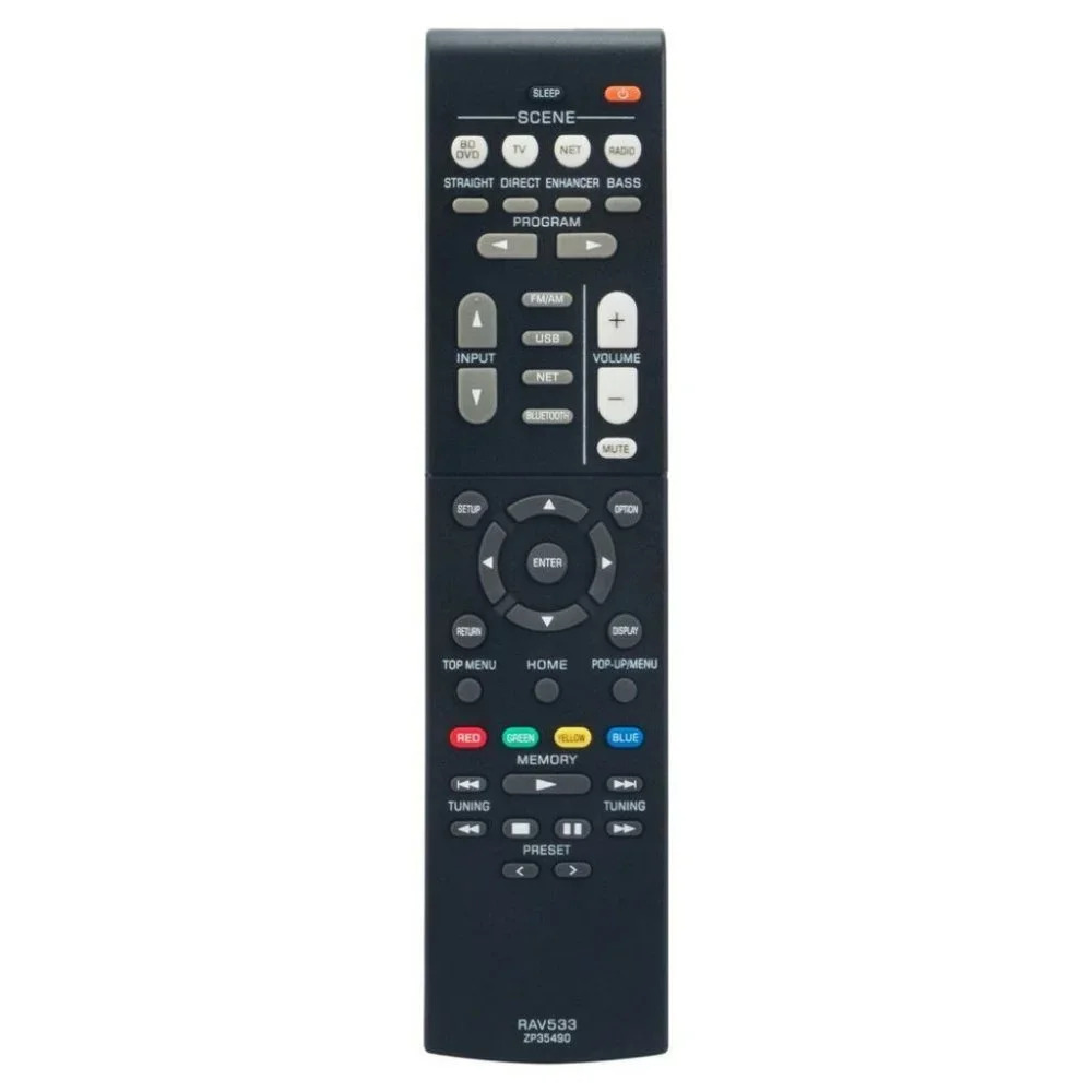 RAV533 Replace Remote for Yamaha AV Receiver HTR-5069 RX-A660 RX-V581 RX-V583